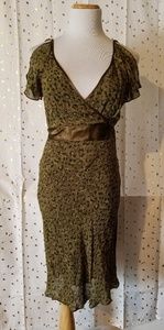 ANGIE rayon midi dress